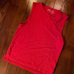 Zyia Red Side Slit Tank